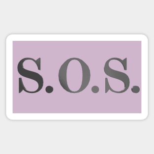 SOS Sticker